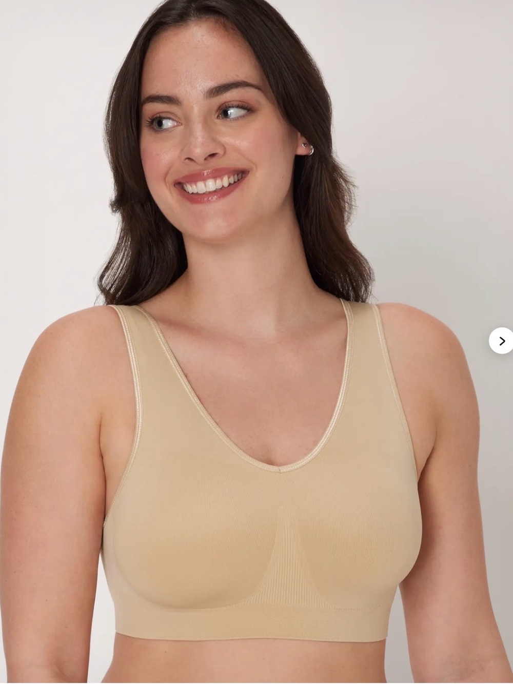 One Smooth U Smooth Support Bralette Nude NWT